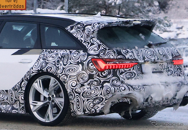 アウディ RS6 GT プロトタイプ(スクープ写真)