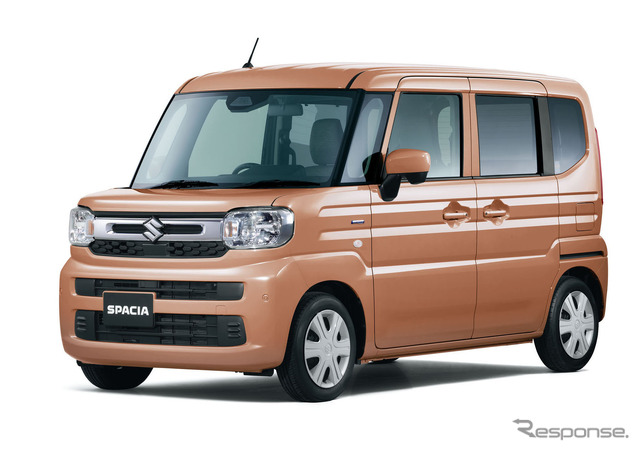 スズキ スペーシア 車いす移動車 ハイブリッドX リヤシート付車(トーニーブラウンメタリック)