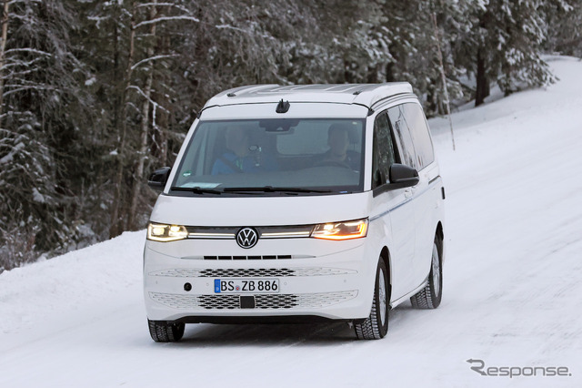 VW カリフォルニア PHEV プロトタイプ(スクープ写真)