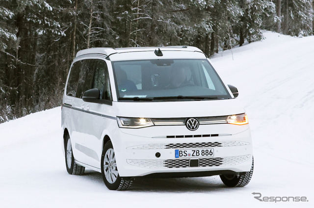VW カリフォルニア PHEV プロトタイプ(スクープ写真)