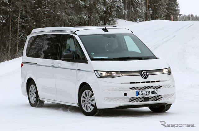 VW カリフォルニア PHEV プロトタイプ(スクープ写真)
