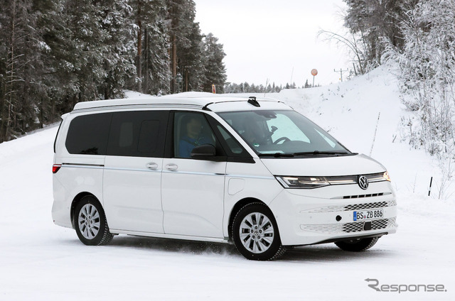VW カリフォルニア PHEV プロトタイプ(スクープ写真)