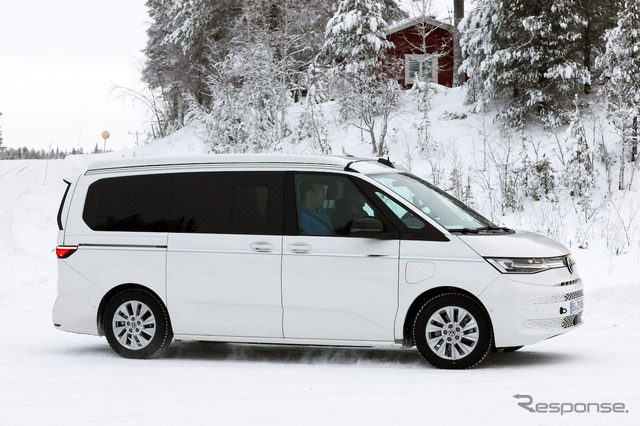 VW カリフォルニア PHEV プロトタイプ(スクープ写真)