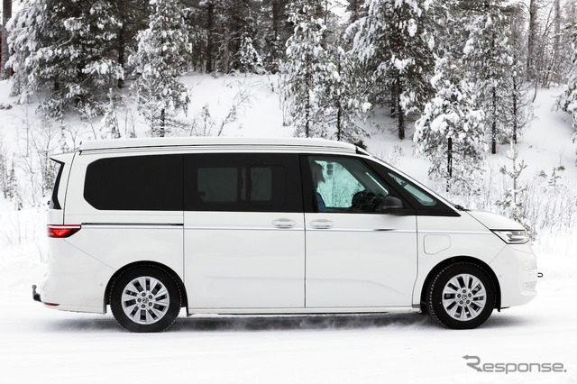 VW カリフォルニア PHEV プロトタイプ(スクープ写真)