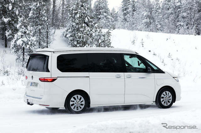 VW カリフォルニア PHEV プロトタイプ(スクープ写真)