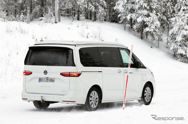 VW カリフォルニア PHEV プロトタイプ(スクープ写真)