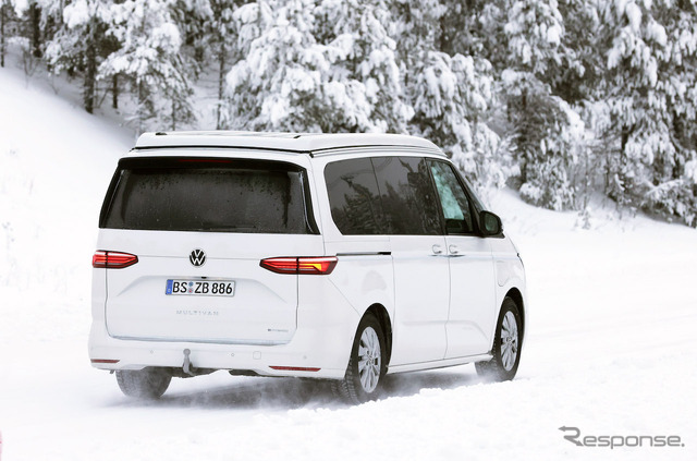 VW カリフォルニア PHEV プロトタイプ(スクープ写真)