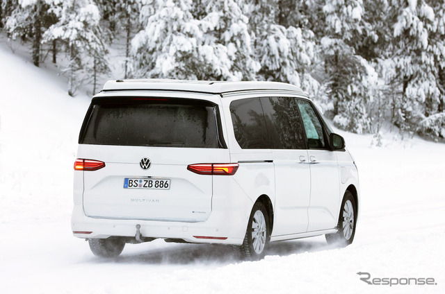 VW カリフォルニア PHEV プロトタイプ(スクープ写真)