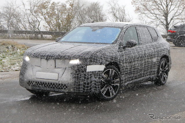 BMW iX3 後継モデルの「ノイエ・クラッセSUV」プロトタイプ(スクープ写真)
