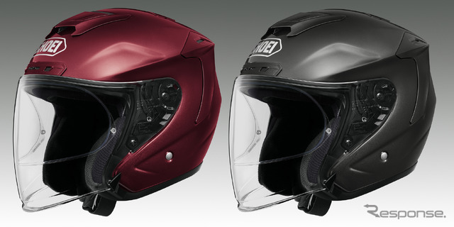 SHOEI J-FORCE IV（左：ガーネットメタリック/右：アンスラサイトメタリック）