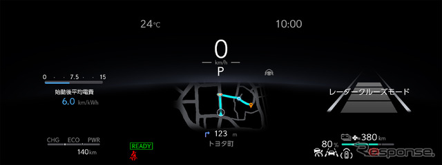 レクサス UX300e メーター