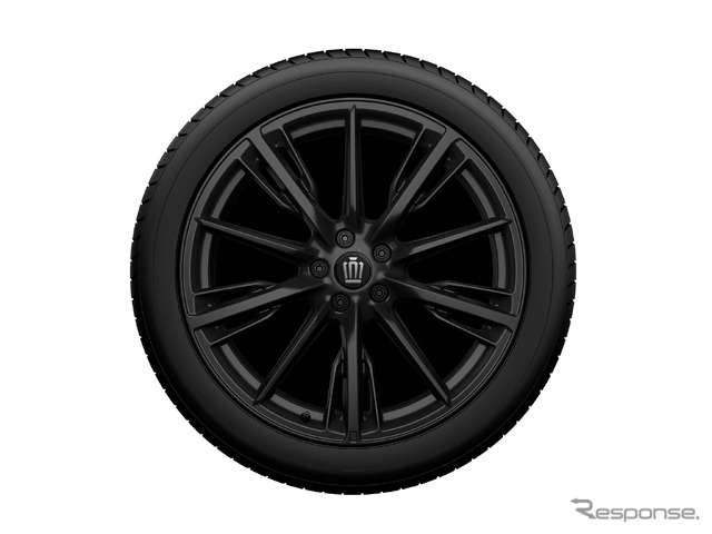 235/45R21タイヤ&21×8 1/2Jアルミホイール(マットブラック塗装)&センターオーナメント