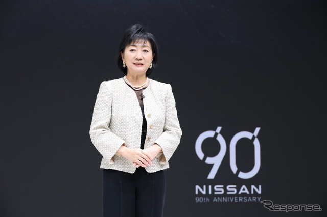 日産からの感謝のメッセージを星野朝子副社長よりコメント