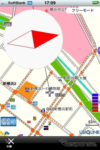 iPhone向けナビアプリ「全力案内!」の機能を強化…ルート逸脱告知、優先道路設定が可能に