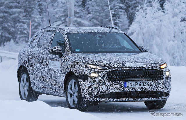 アウディ Q3 次期型プロトタイプ(スクープ写真)