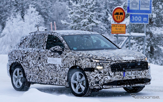 アウディ Q3 次期型プロトタイプ(スクープ写真)