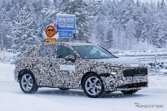アウディ Q3 次期型プロトタイプ(スクープ写真)
