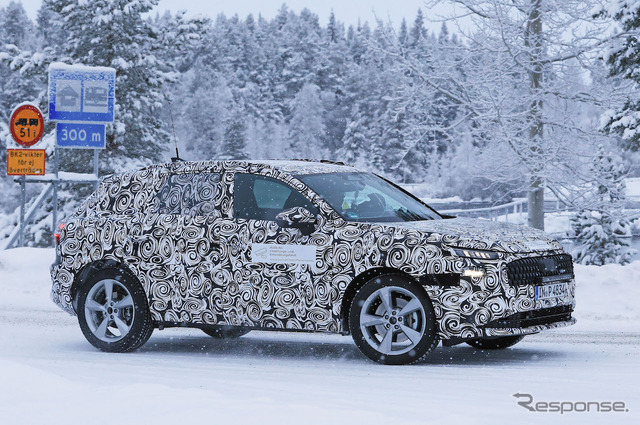アウディ Q3 次期型プロトタイプ(スクープ写真)