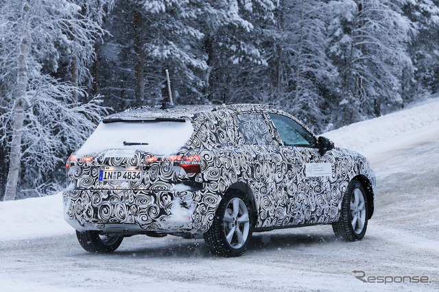アウディ Q3 次期型プロトタイプ(スクープ写真)
