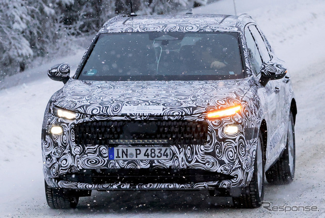 アウディ Q3 次期型プロトタイプ(スクープ写真)