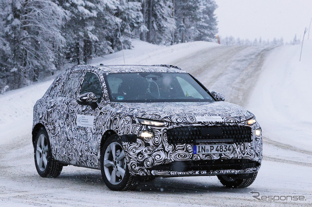 アウディ Q3 次期型プロトタイプ(スクープ写真)