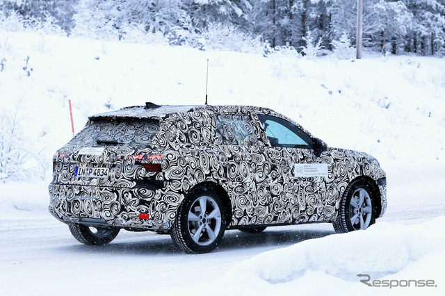 アウディ Q3 次期型プロトタイプ(スクープ写真)