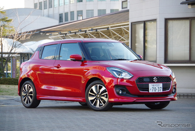 スズキ・スイフト従来型(ハイブリッドRS、2017年)