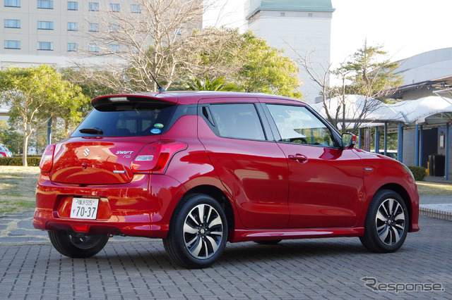スズキ・スイフト従来型(ハイブリッドRS、2017年)
