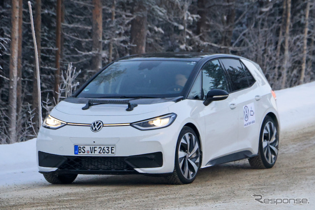 VW ID.3 GTI プロトタイプ(スクープ写真)