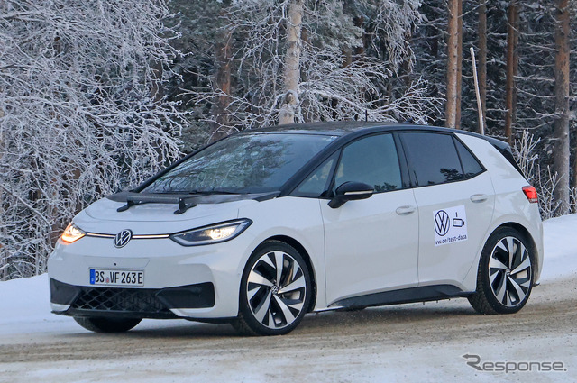 VW ID.3 GTI プロトタイプ(スクープ写真)