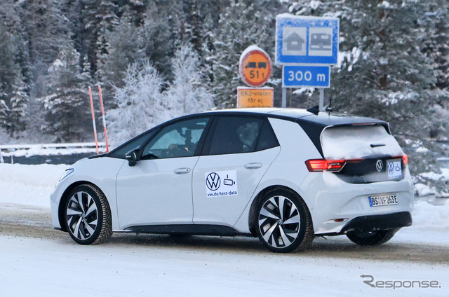 VW ID.3 GTI プロトタイプ(スクープ写真)