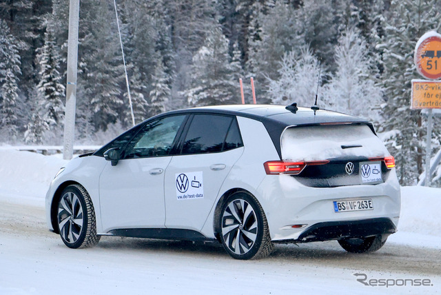 VW ID.3 GTI プロトタイプ(スクープ写真)