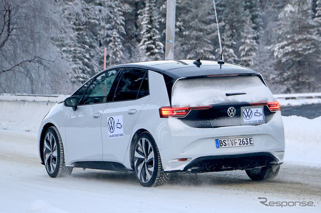 VW ID.3 GTI プロトタイプ(スクープ写真)