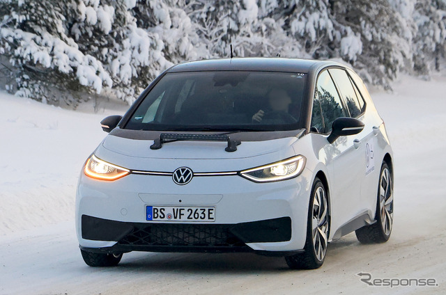 VW ID.3 GTI プロトタイプ(スクープ写真)