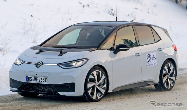 VW ID.3 GTI プロトタイプ(スクープ写真)