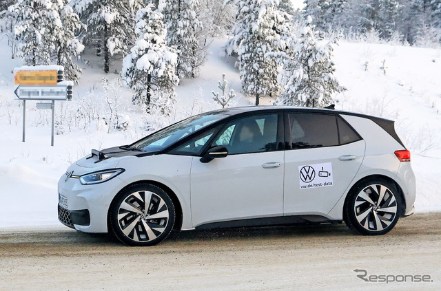 VW ID.3 GTI プロトタイプ(スクープ写真)