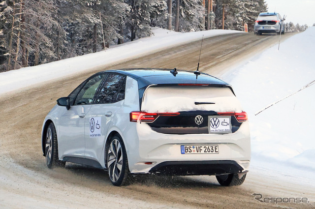 VW ID.3 GTI プロトタイプ(スクープ写真)