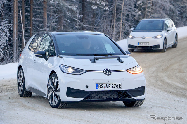 VW ID.3 GTI プロトタイプ(スクープ写真)