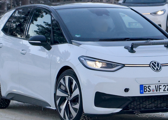 VW ID.3 GTI プロトタイプ(スクープ写真)