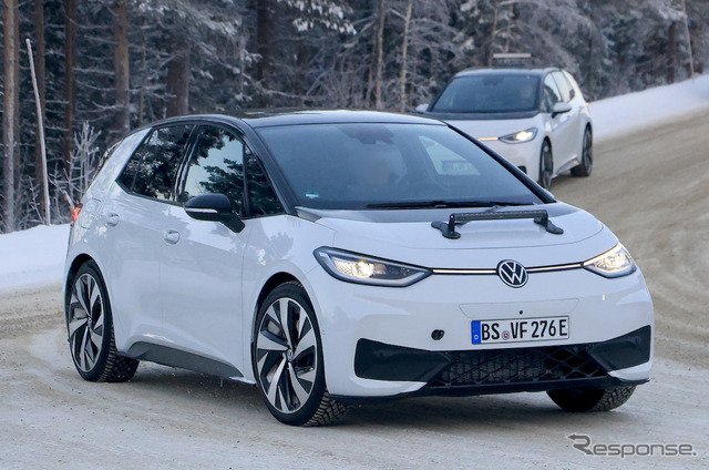 VW ID.3 GTI プロトタイプ(スクープ写真)