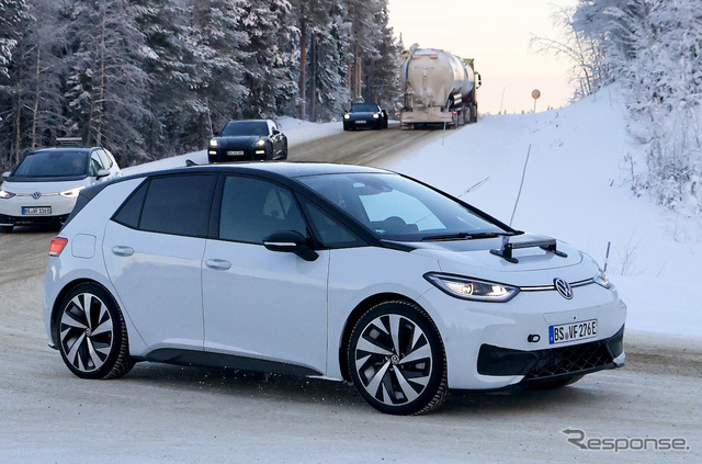 VW ID.3 GTI プロトタイプ(スクープ写真)