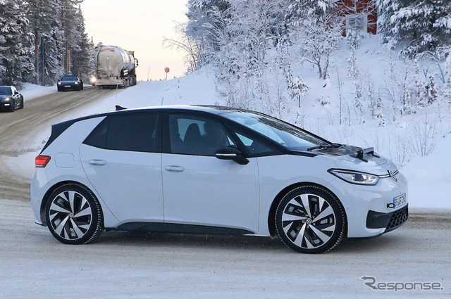 VW ID.3 GTI プロトタイプ(スクープ写真)