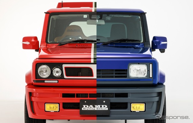 あのデルタとサンクがジムニーになっちゃった!ダムドxOZのコラボホイールも登場、5台の出展車両に大注目