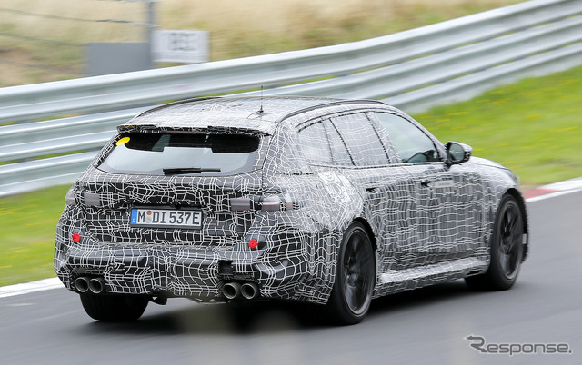 BMW M5 ツーリング プロトタイプ(スクープ写真)