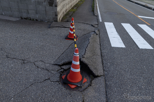 能登半島地震(1月2日、石川県七尾市)