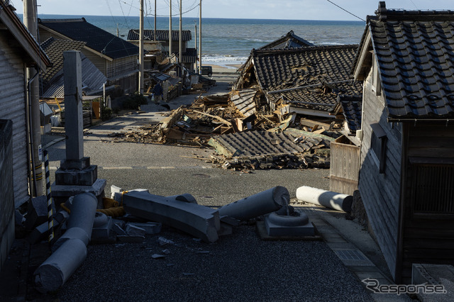 能登半島地震(1月2日、石川県輪島市)