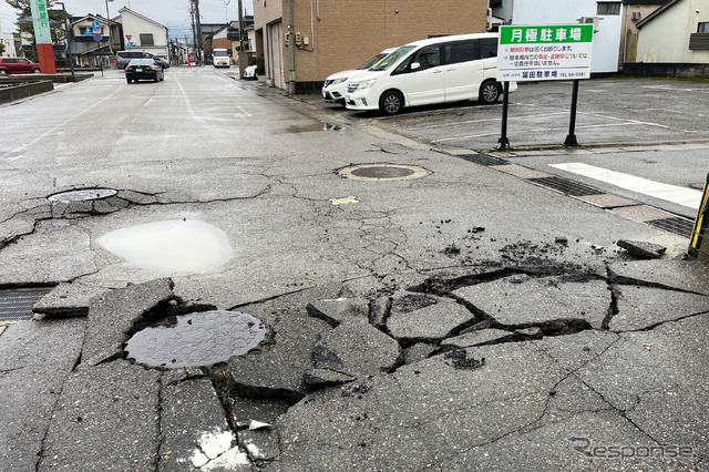 能登半島地震:石川県七尾市