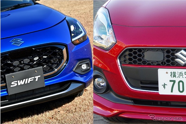 スズキ・スイフト 新型/スズキ・スイフト従来型(ハイブリッドRS、2017年)