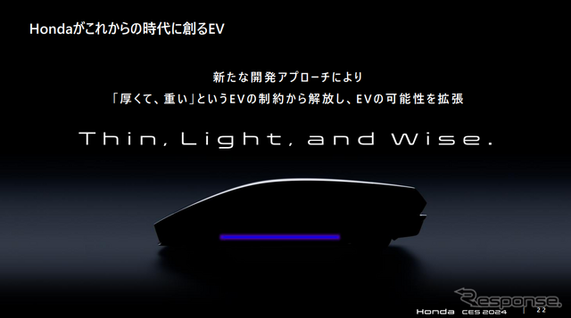 Thin, Light, Wise コンセプト