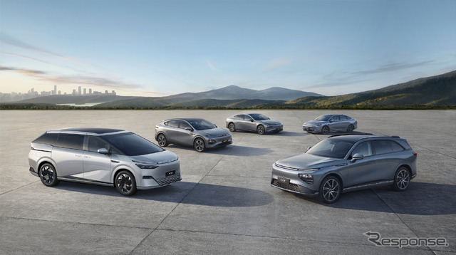 XPENG Smart EV product portfolio